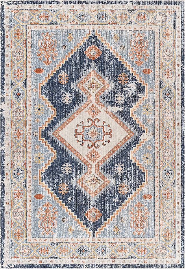 Belvieu Beach Terracotta 6'7 x 9' Indoor/Outdoor Rug - Thumbnail - Image 1