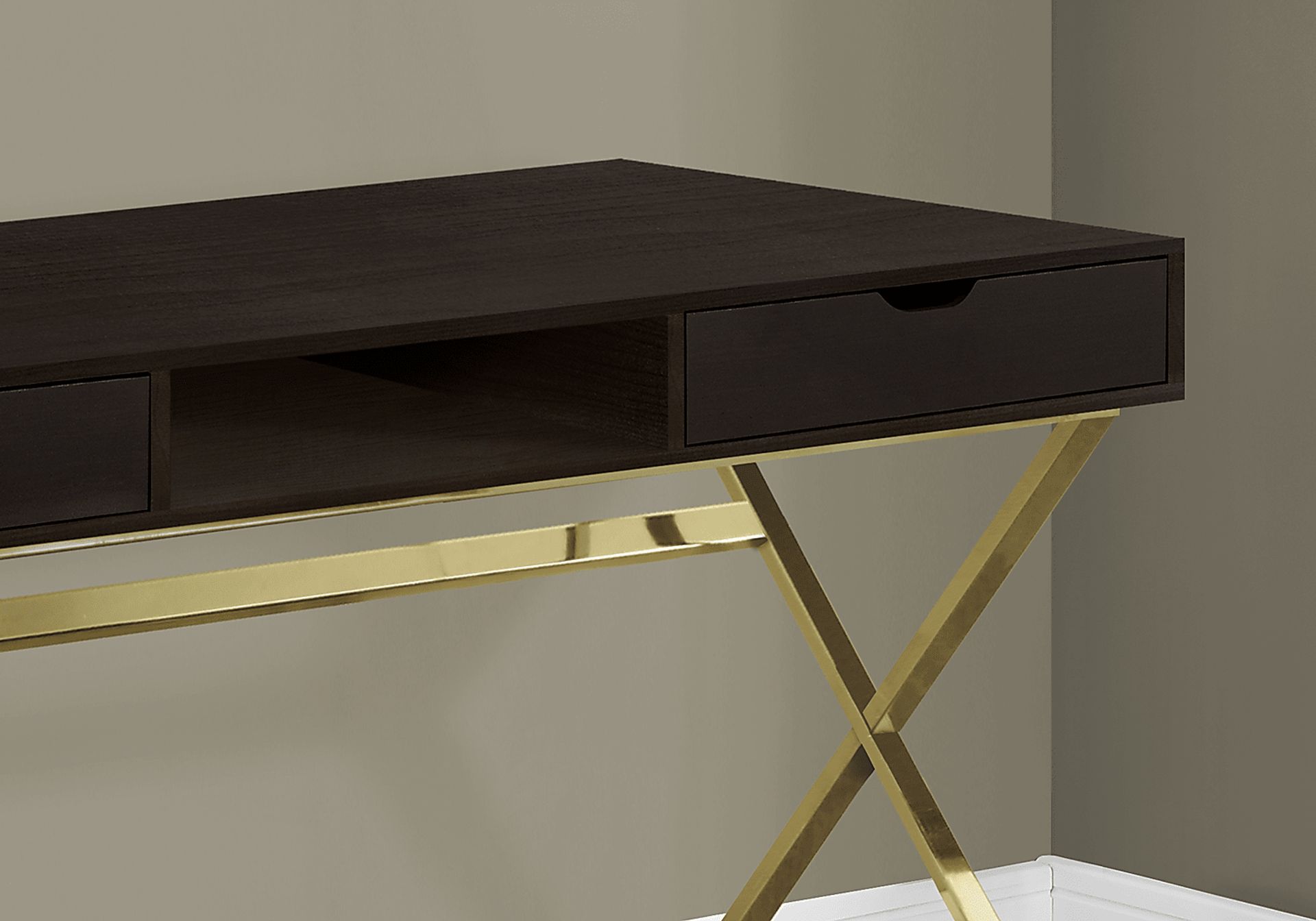 Belvins Cappuccino Desk - Image 4