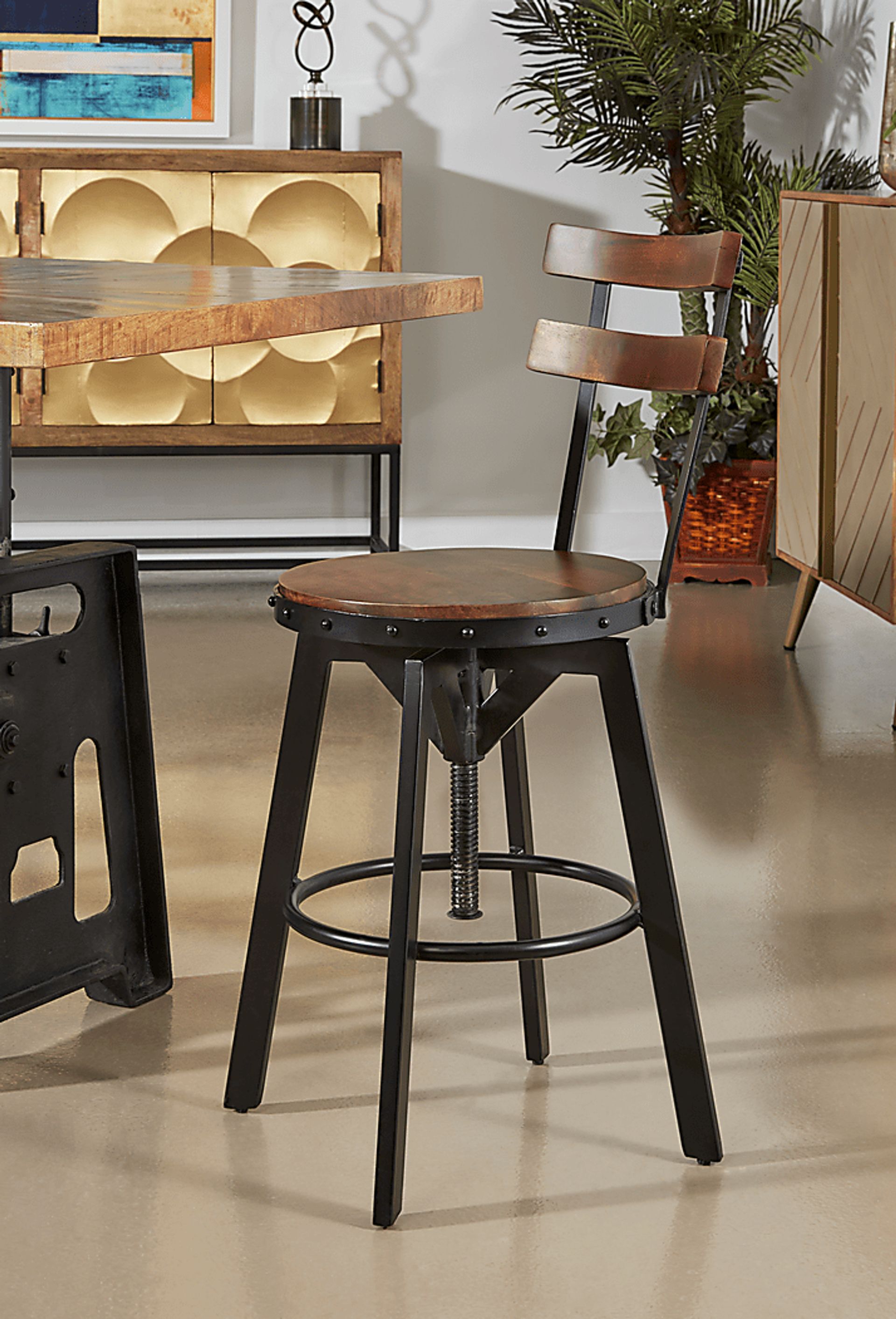 Belyna Brown Counter Height Stool - Image 7