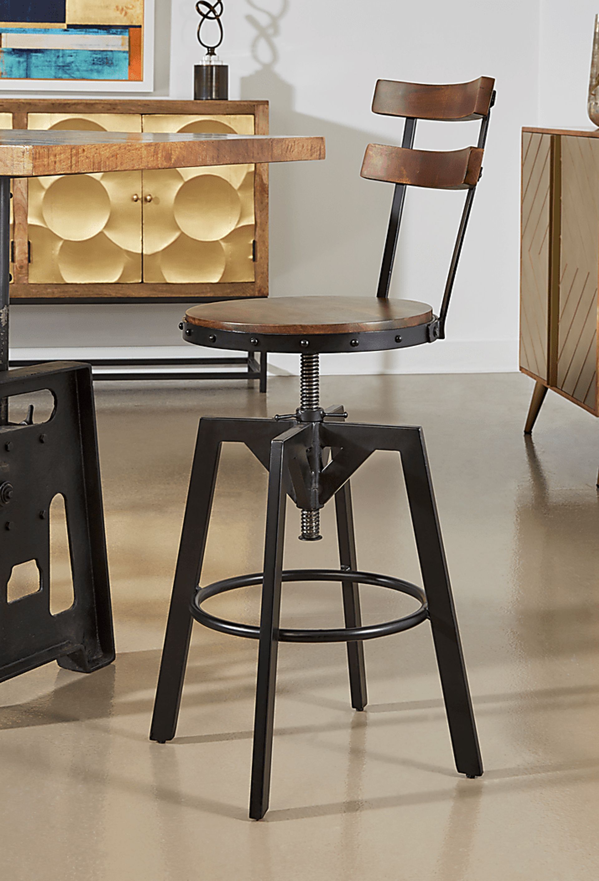Belyna Brown Counter Height Stool - Image 8