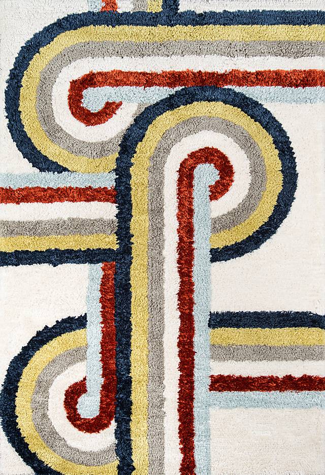 Benadine Ivory 7'6 x 9'6 Rug - Thumbnail - Image 1