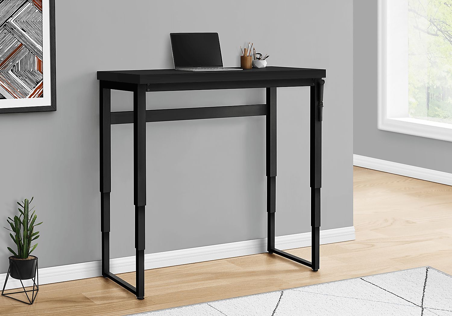 Benbow Black Desk - Thumbnail 5