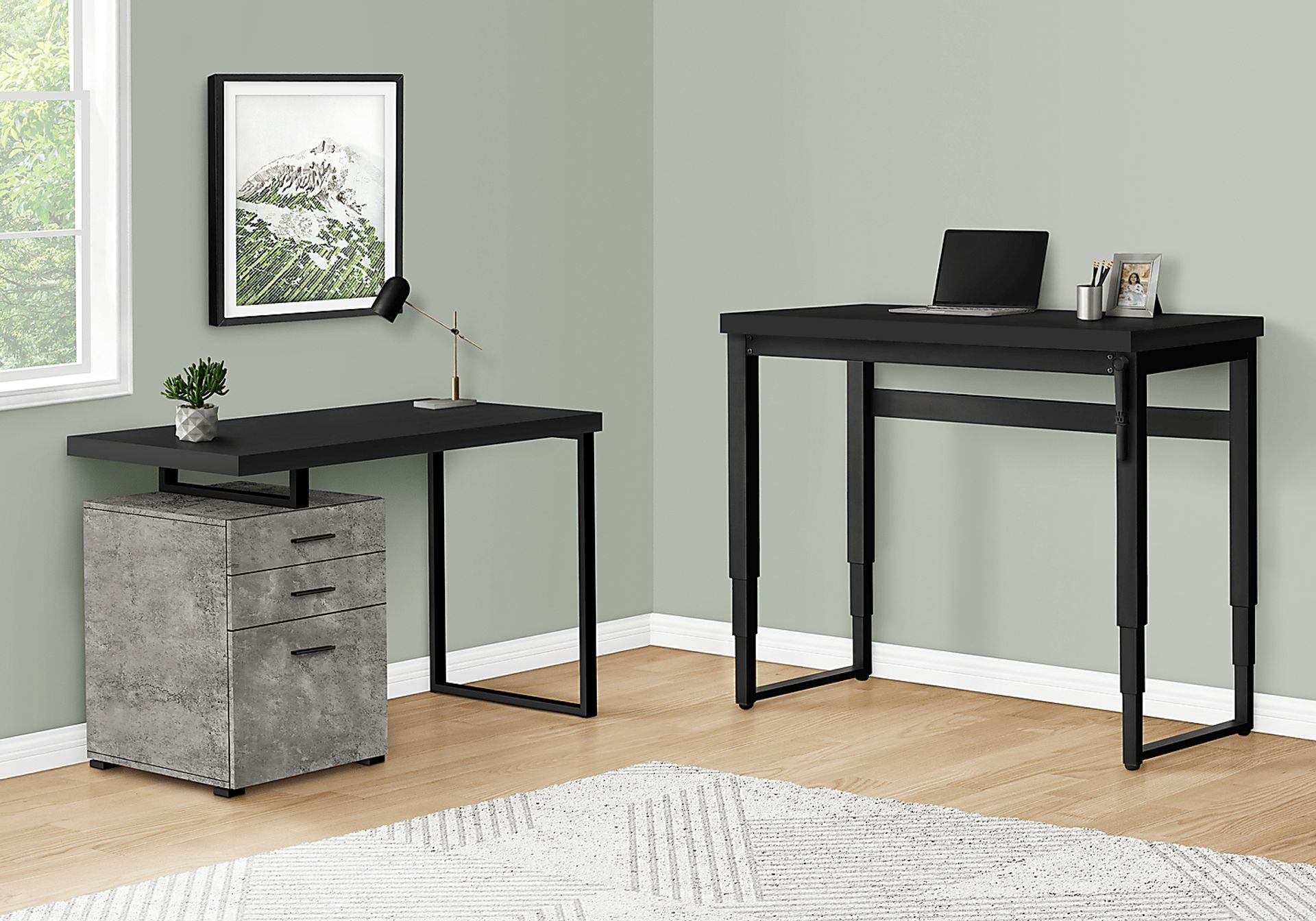 Benbow Black Desk - Image 13