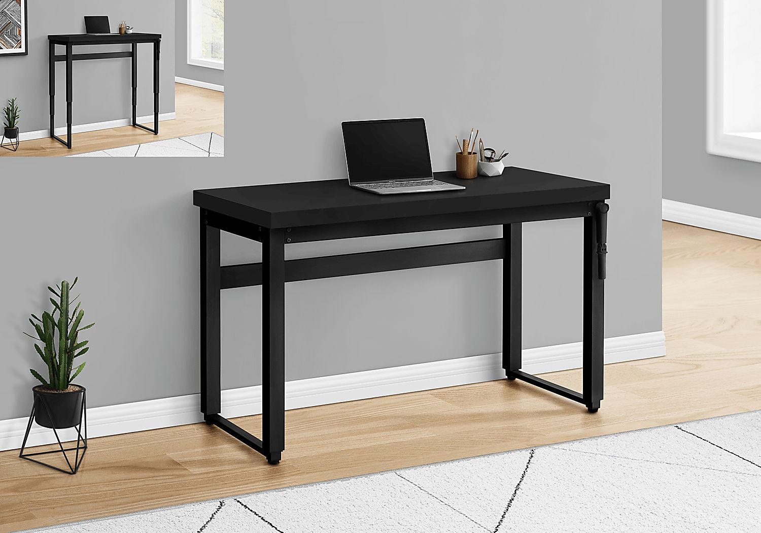 Benbow Black Desk - Thumbnail 3