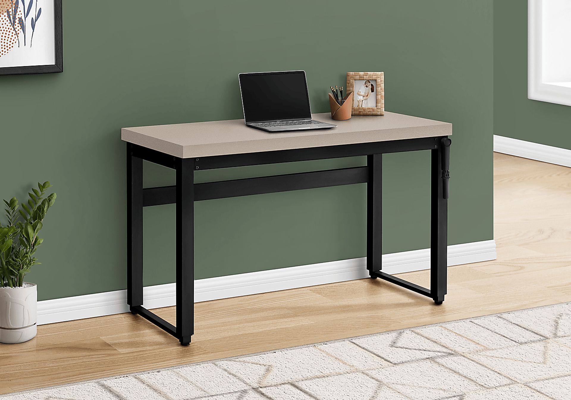 Benbow Taupe Desk - Image 11
