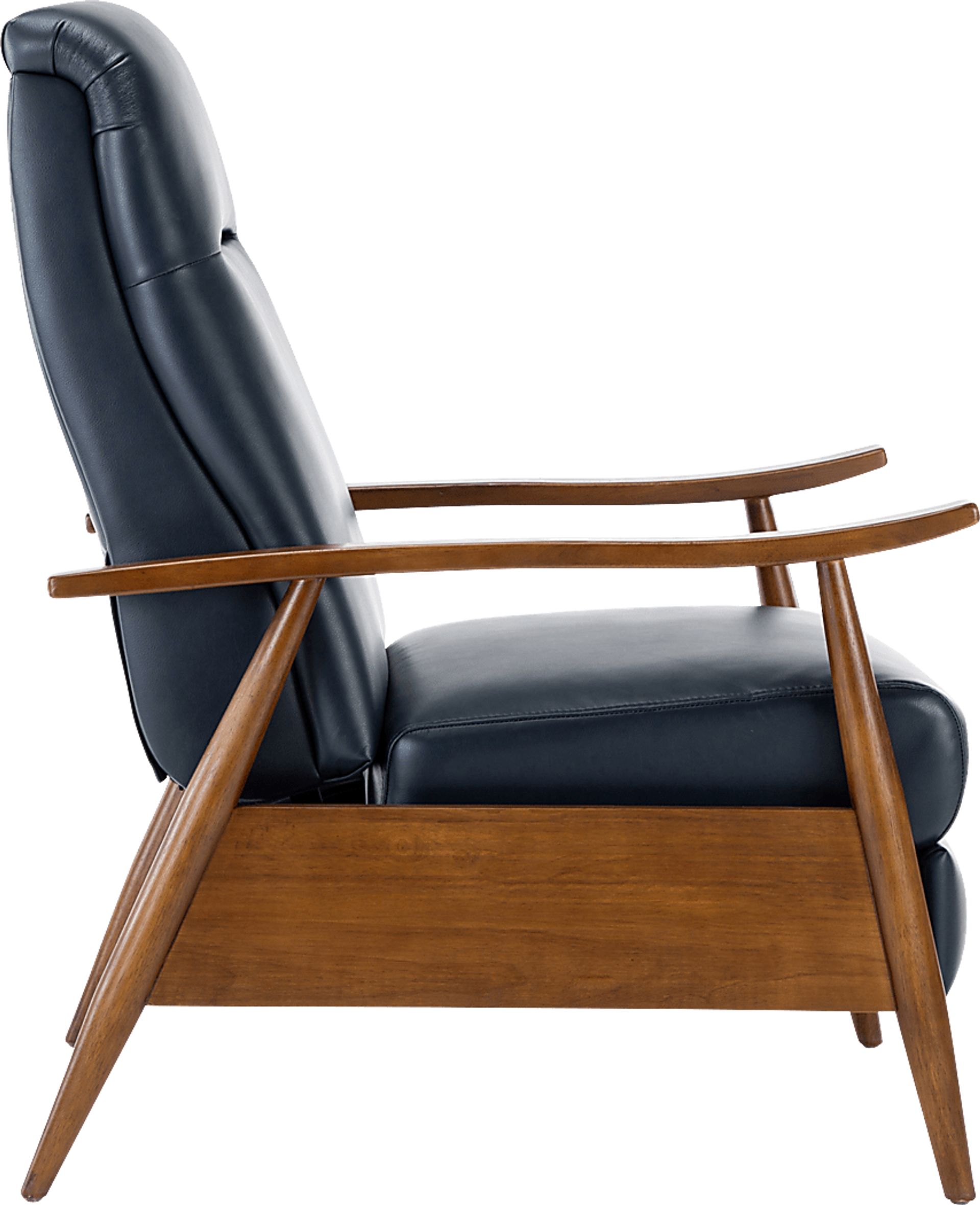 Benbro Blue Push Back Recliner - Image 5