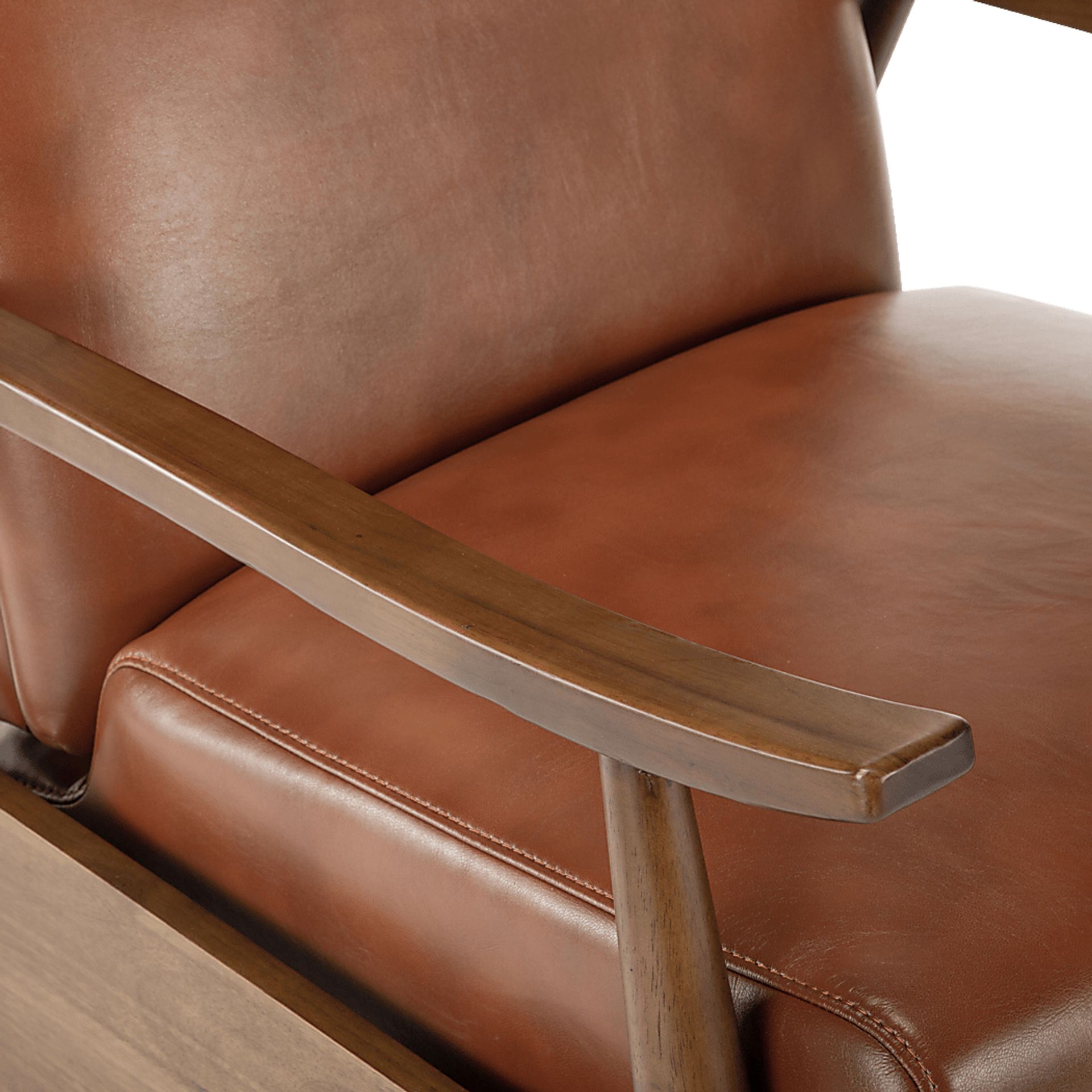 Benbro Brown Push Back Recliner - Image 9
