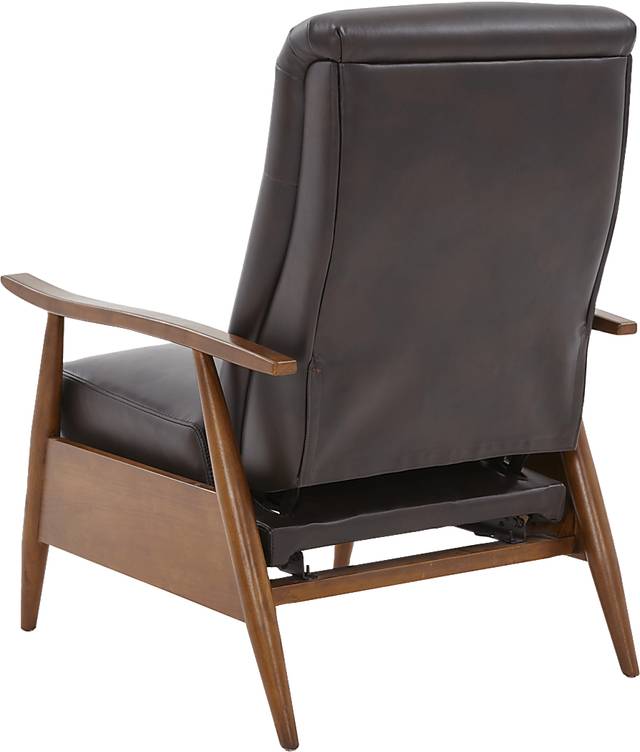 Benbro II Brown Push Back Recliner - Thumbnail - Image 12