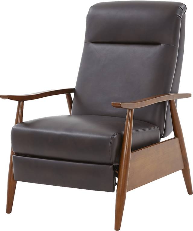 Benbro II Brown Push Back Recliner - Thumbnail - Image 13