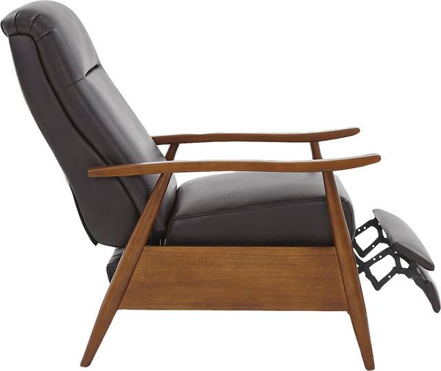 Benbro II Brown Push Back Recliner - Thumbnail - Image 6