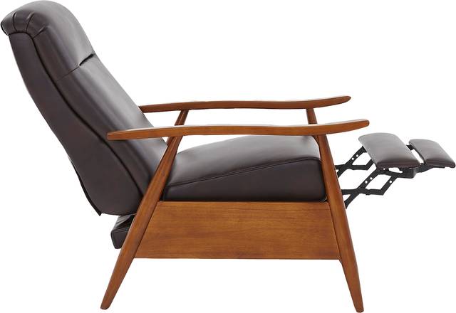 Benbro II Brown Push Back Recliner - Thumbnail - Image 7