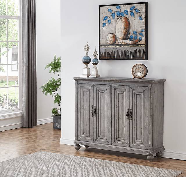 Benbrow Gray Credenza - Thumbnail - Image 2
