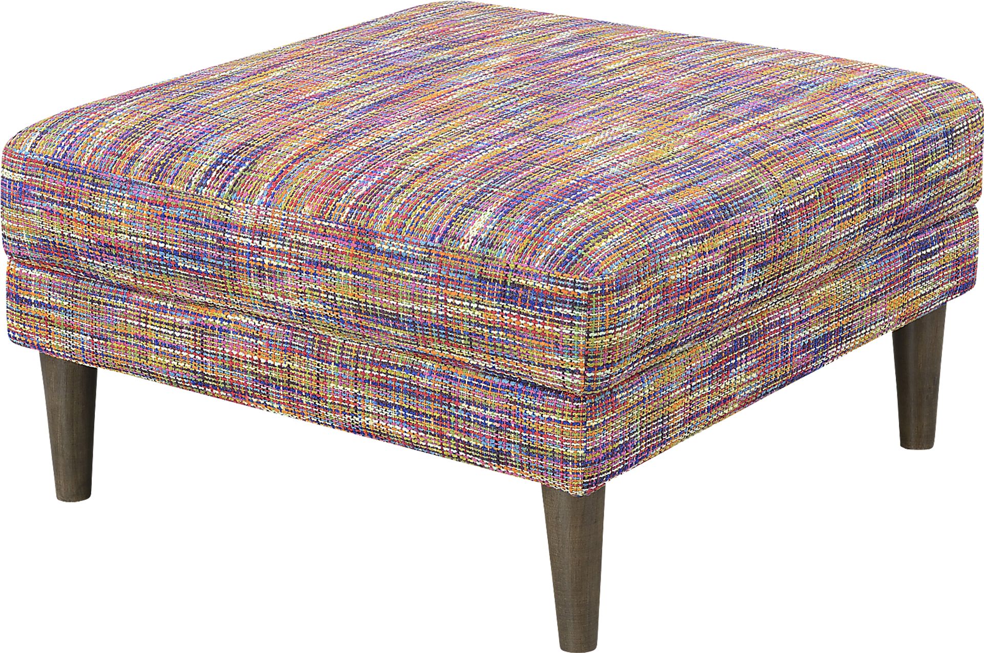 Bendixon Pink Ottoman - Image 1