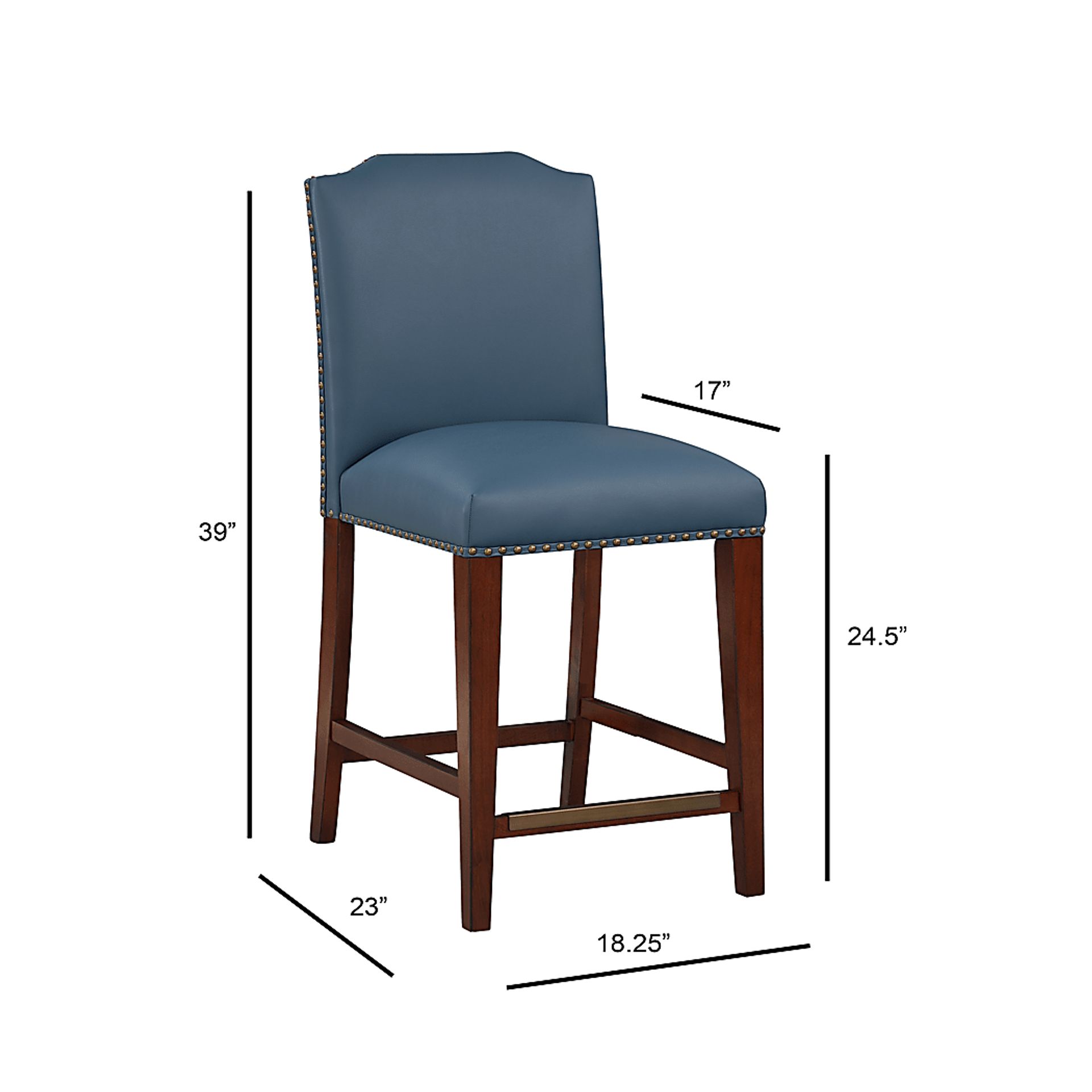 Bendview Blue Counter Stool - Image 10