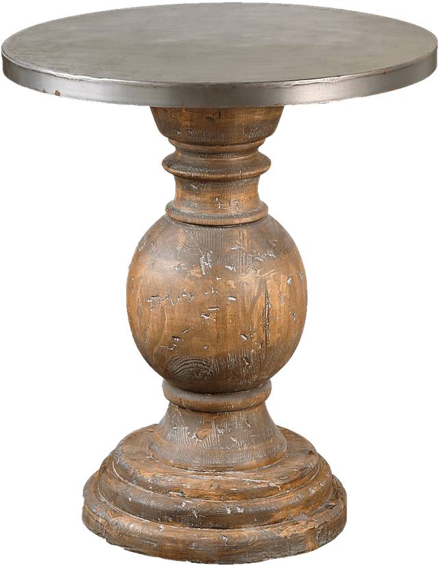 Bendye Silver Accent Table - Thumbnail - Image 1