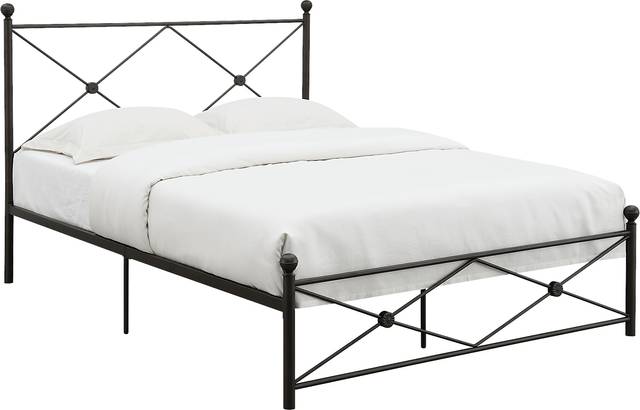 Benecia Bronze Queen Bed - Thumbnail - Image 1