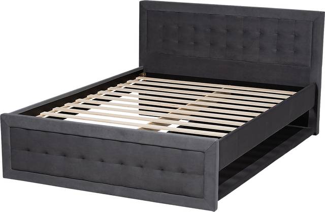 Beneden Gray Queen Platform Bed with Trundle - Thumbnail - Image 4