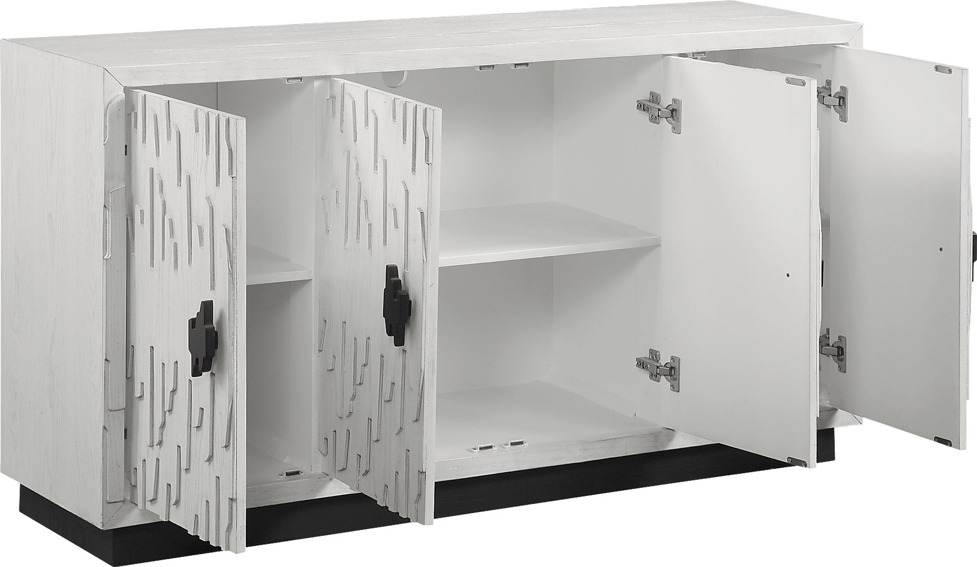 Benfer White Credenza - Image 3