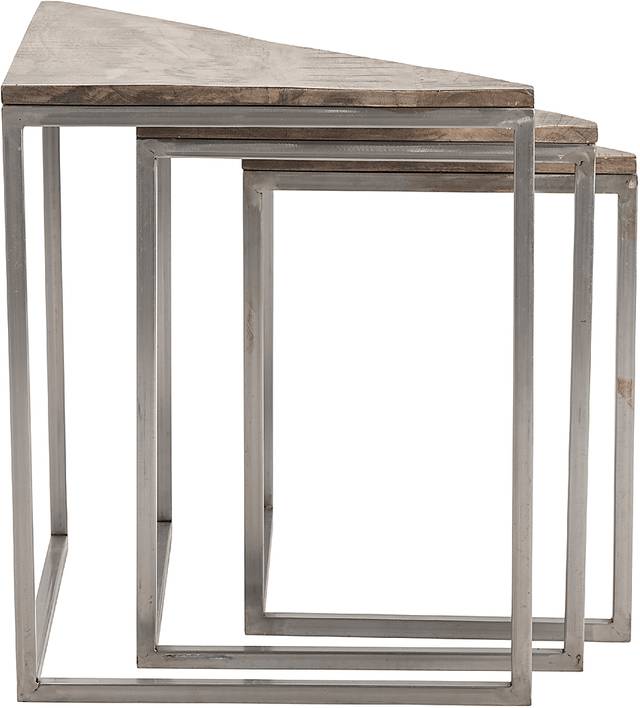 Benfert Gray Nesting Tables, Set of 3 - Thumbnail - Image 3