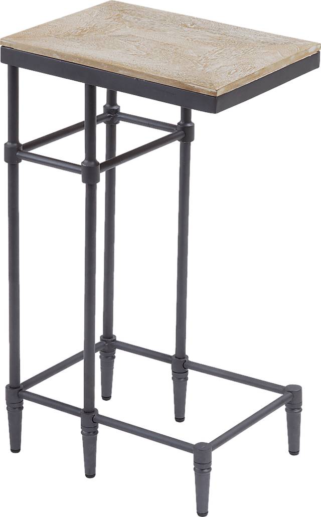 Benga Brown Chairside Table - Thumbnail - Image 1