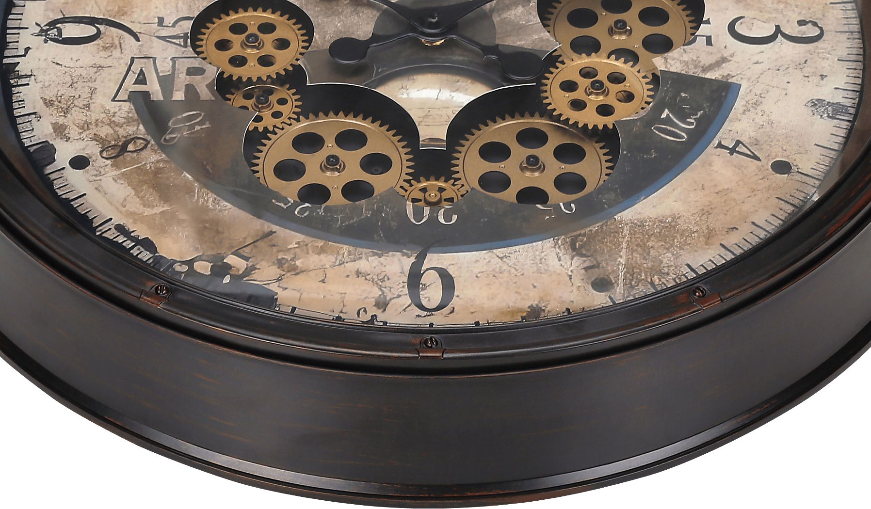 Benhogan Brown Wall Clock