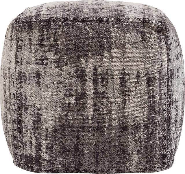 Benille Gray Pouf - Thumbnail - Image 2