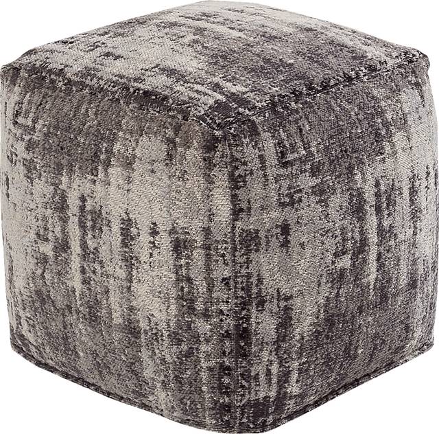 Benille Gray Pouf - Thumbnail - Image 1