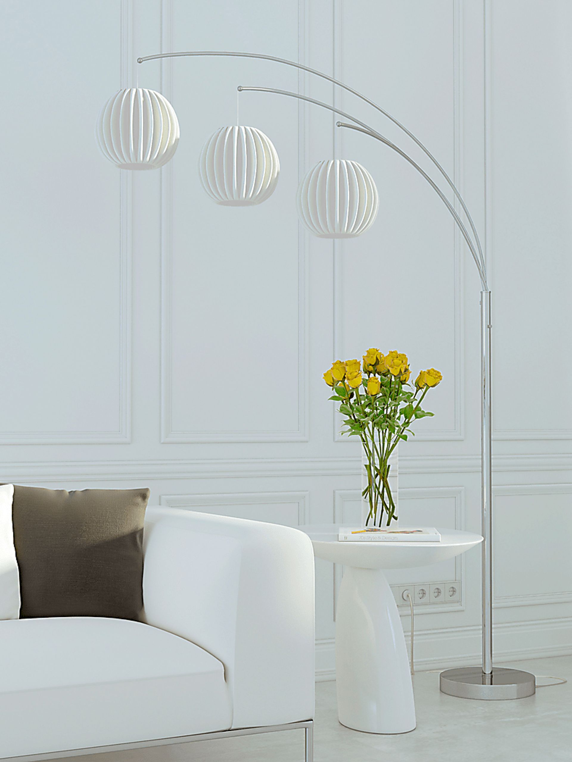 Benito Bay Steel Floor Lamp - Image 2