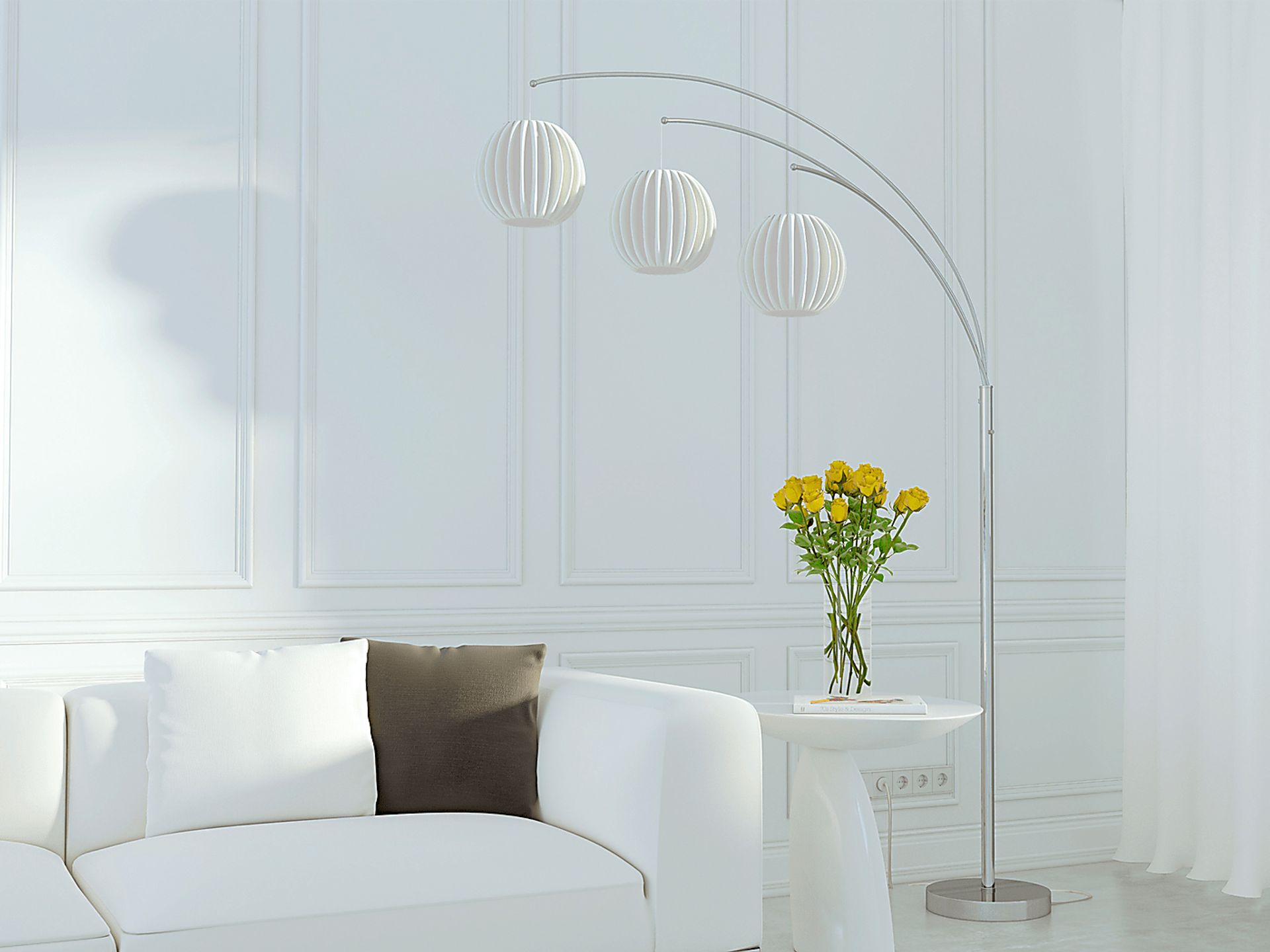 Benito Bay Steel Floor Lamp - Image 3