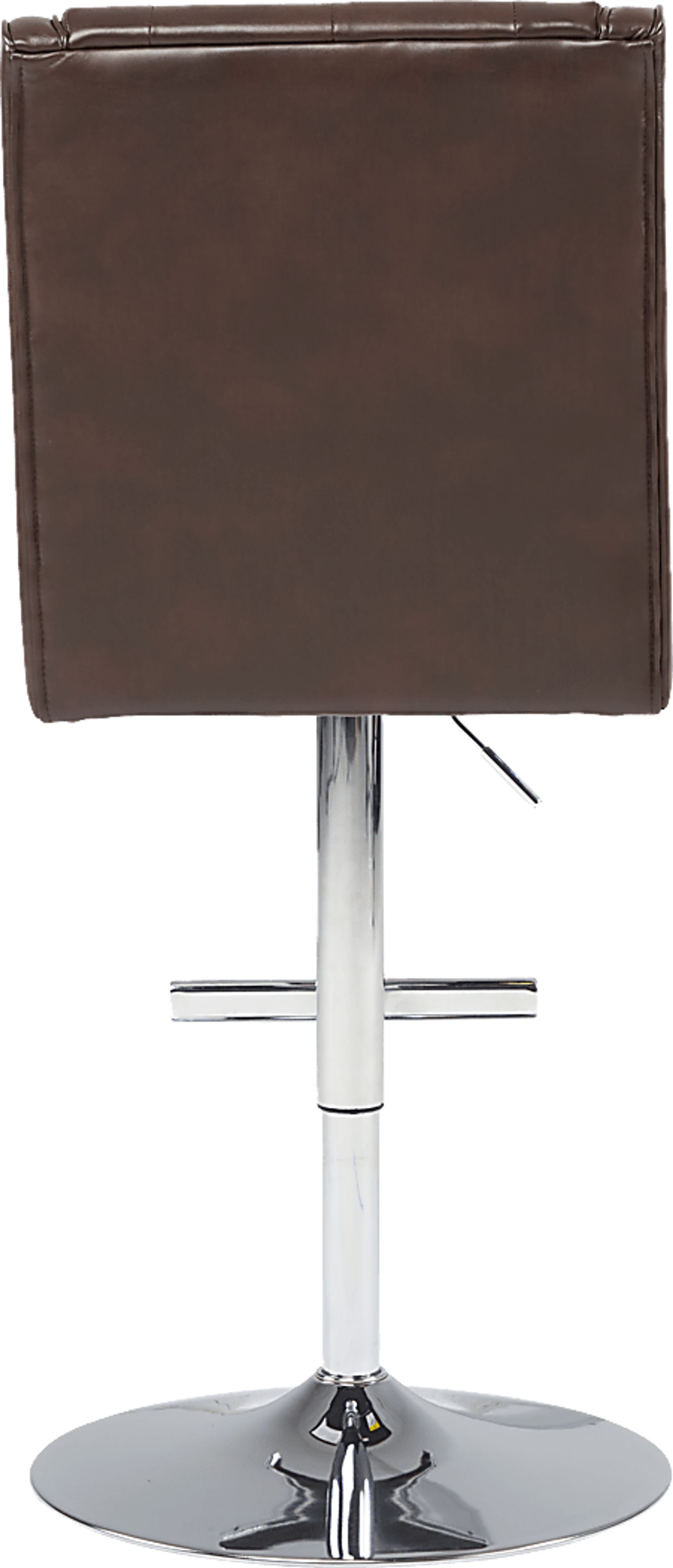Benji Chocolate Adjustable Swivel Barstool - Image 3