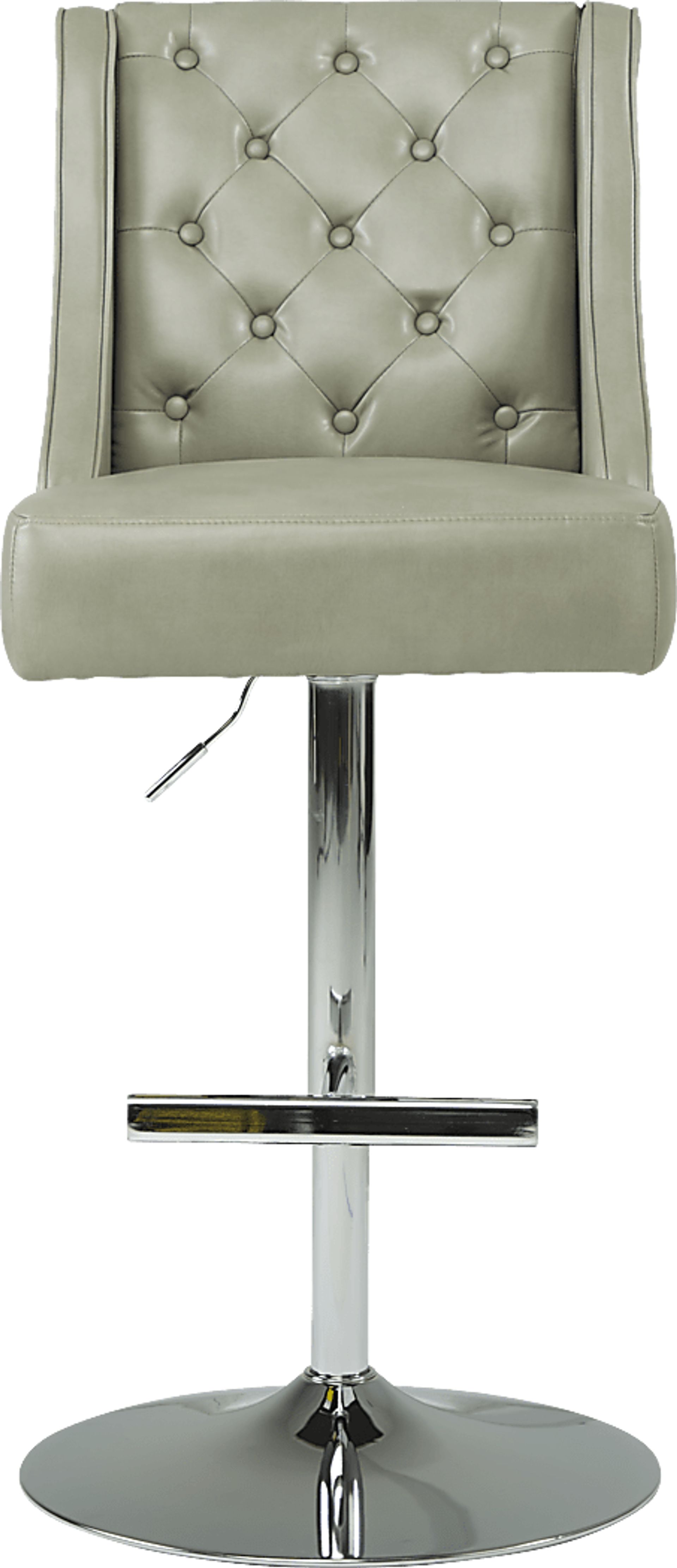 Benji Gray Adjustable Swivel Barstool - Image 2