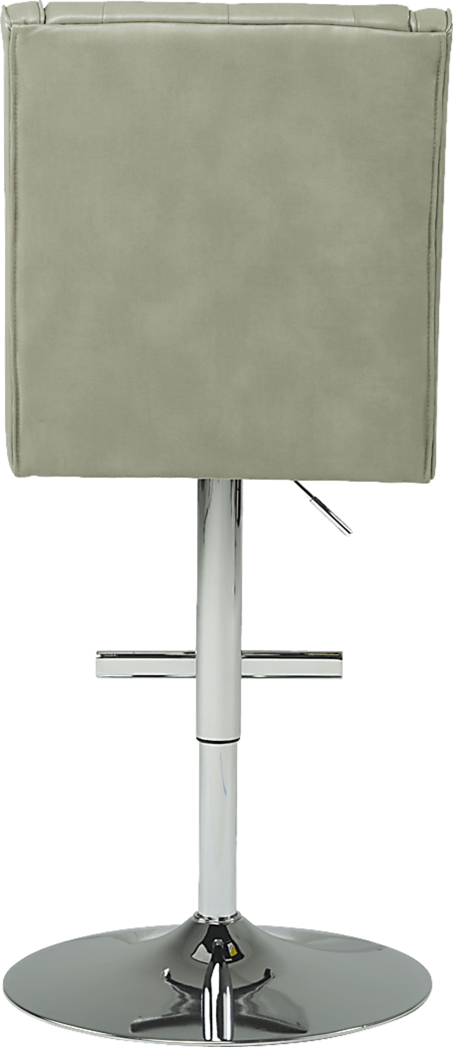 Benji Gray Adjustable Swivel Barstool - Image 3