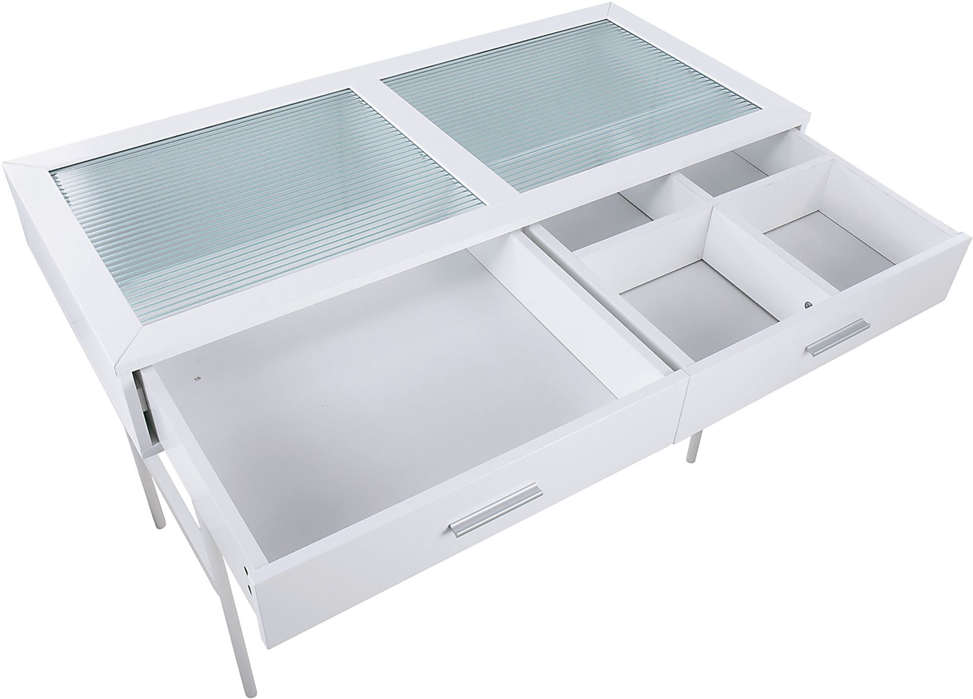 Benkard White Sofa Table - Image 8