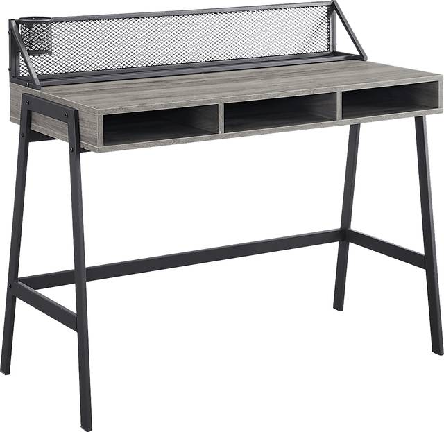 Benmar Gray Desk - Thumbnail - Image 1