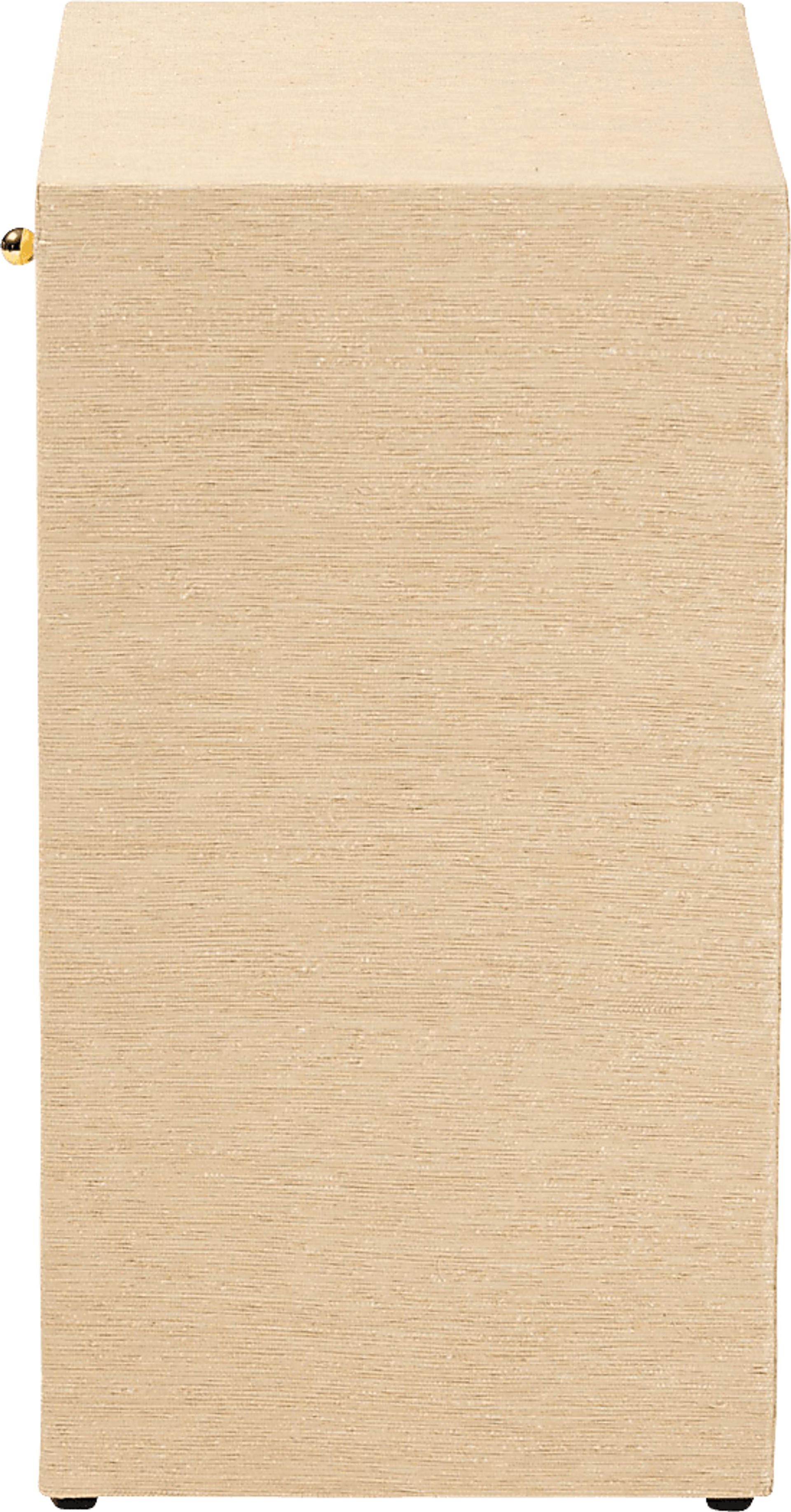 Benmo Beige Nightstand - Image 4