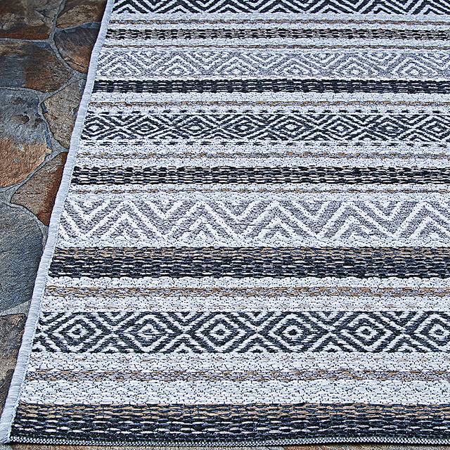 Bennard Blue 7'10 x 10'9 Indoor/Outdoor Rug - Thumbnail - Image 2