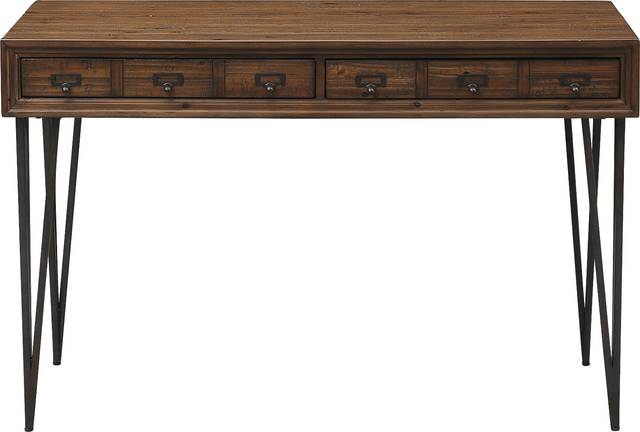 Bennett Creek Brown Writing Desk - Thumbnail - Image 2