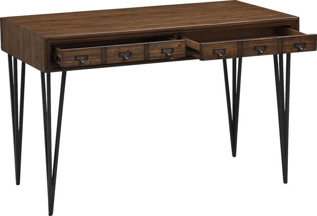 Bennett Creek Brown Writing Desk - Thumbnail - Image 3