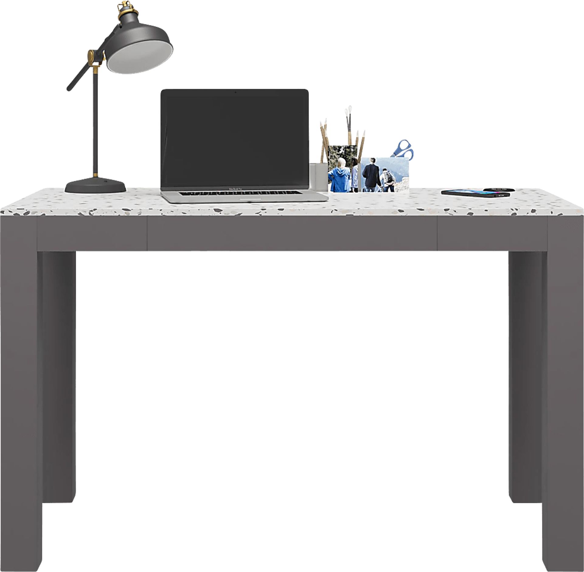Benninghaus Gray Desk - Image 10
