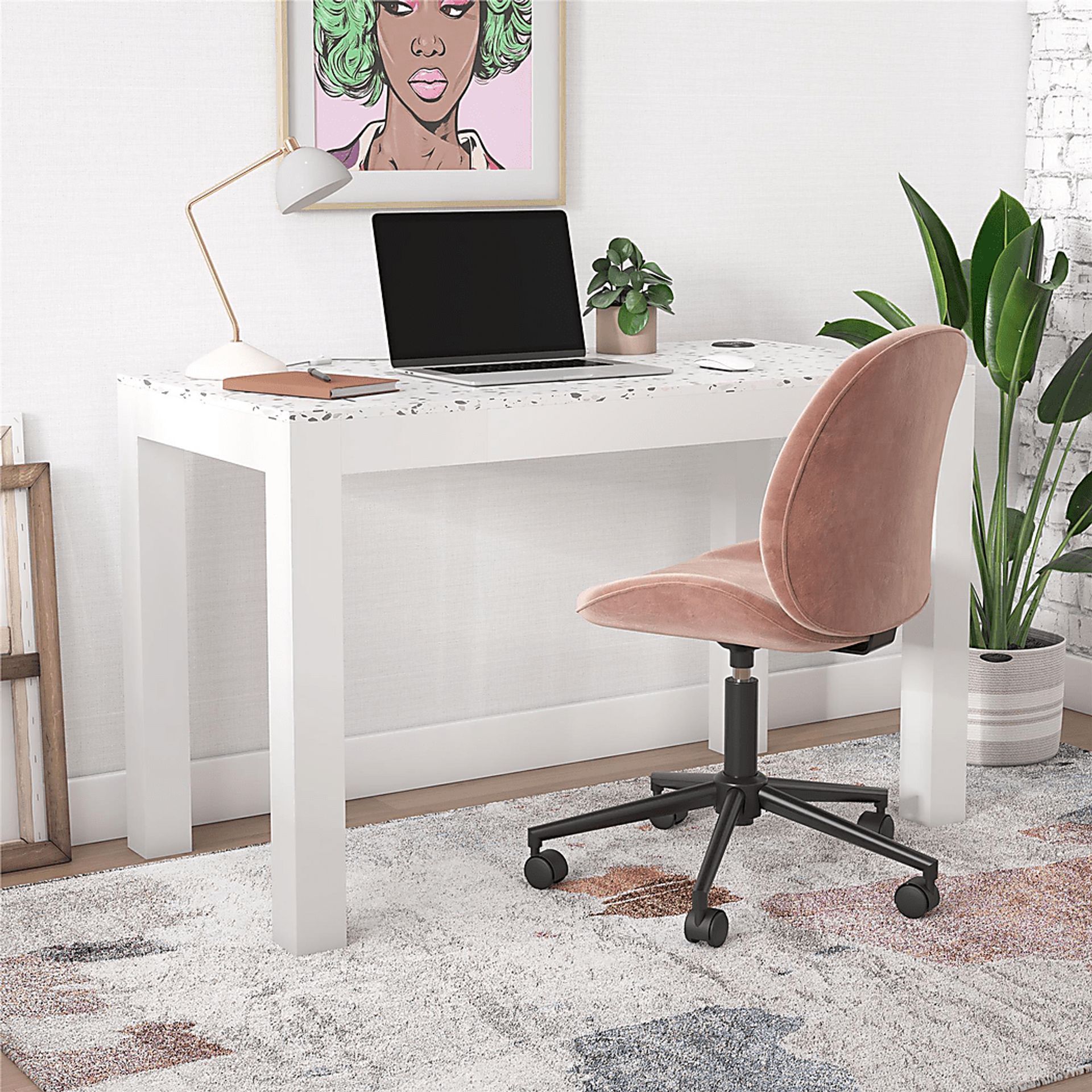 Benninghaus White Desk - Image 4