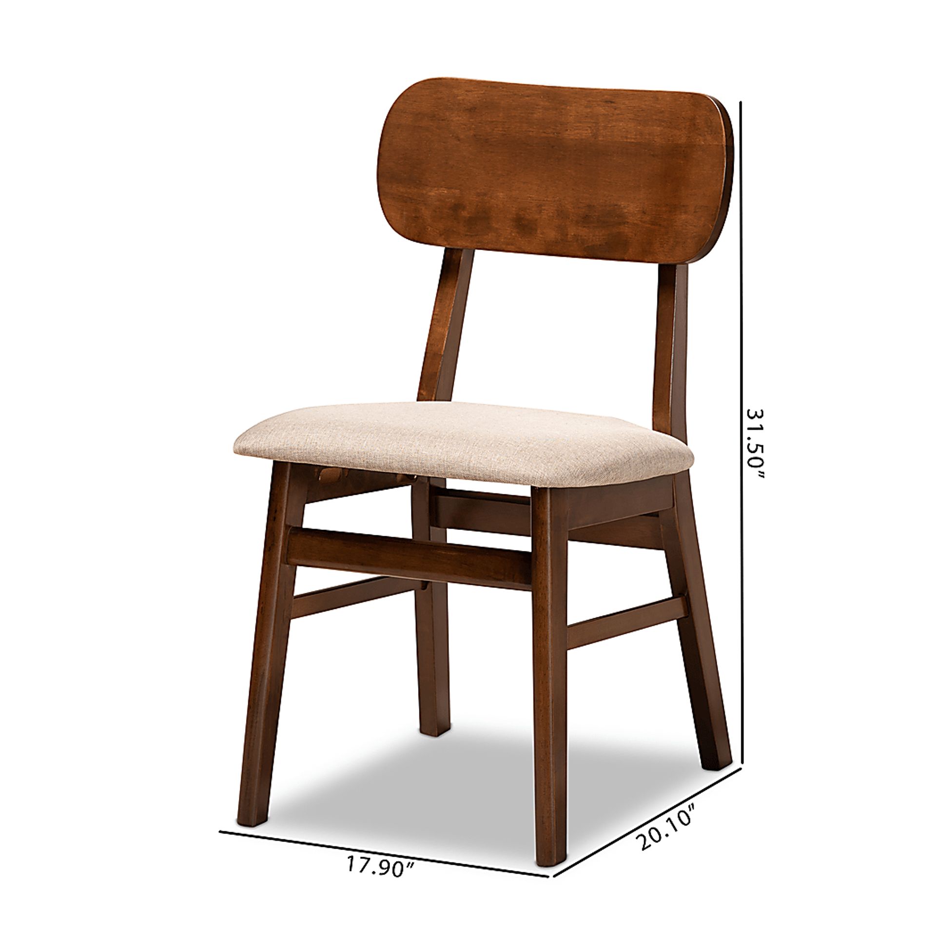 Bennson Brown Side Chair, Set of 2 - Image 8