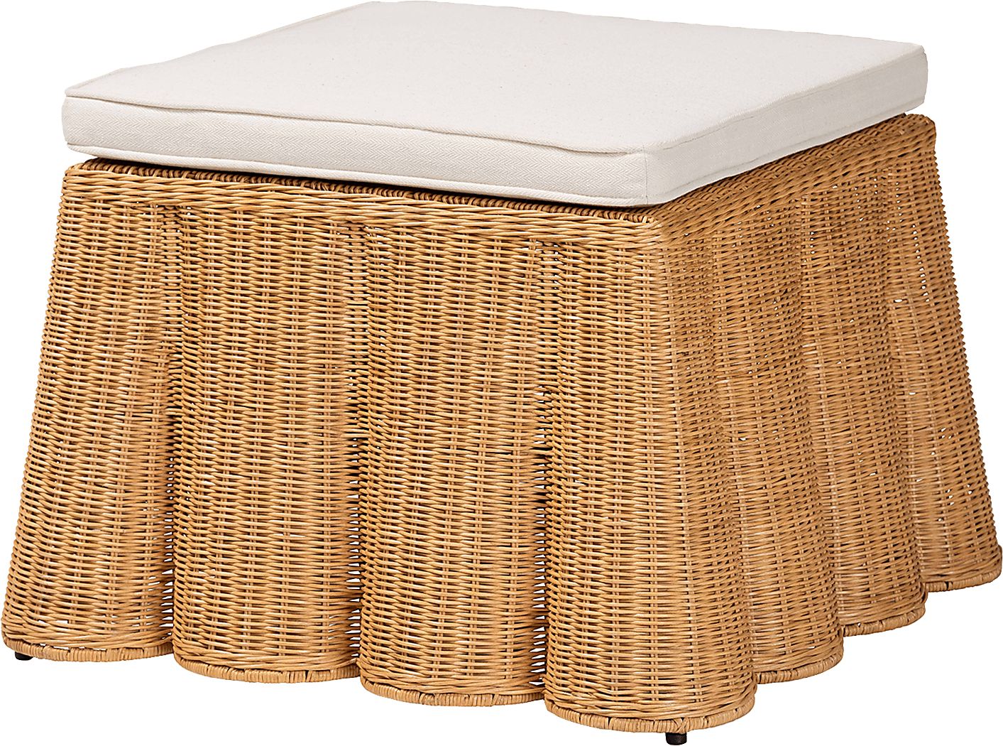 Benodot Brown Ottoman