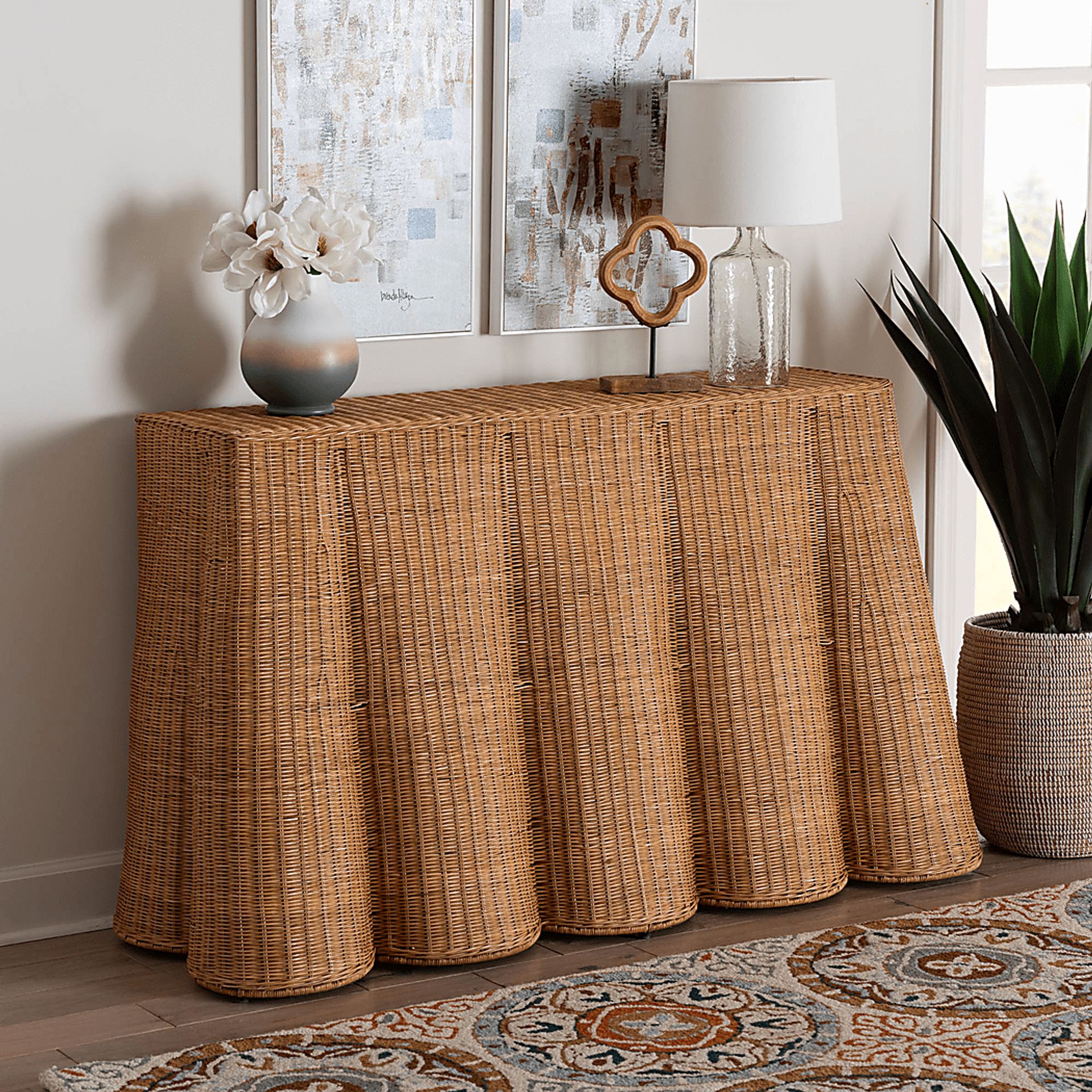 Benodot Brown Sofa Table - Image 2