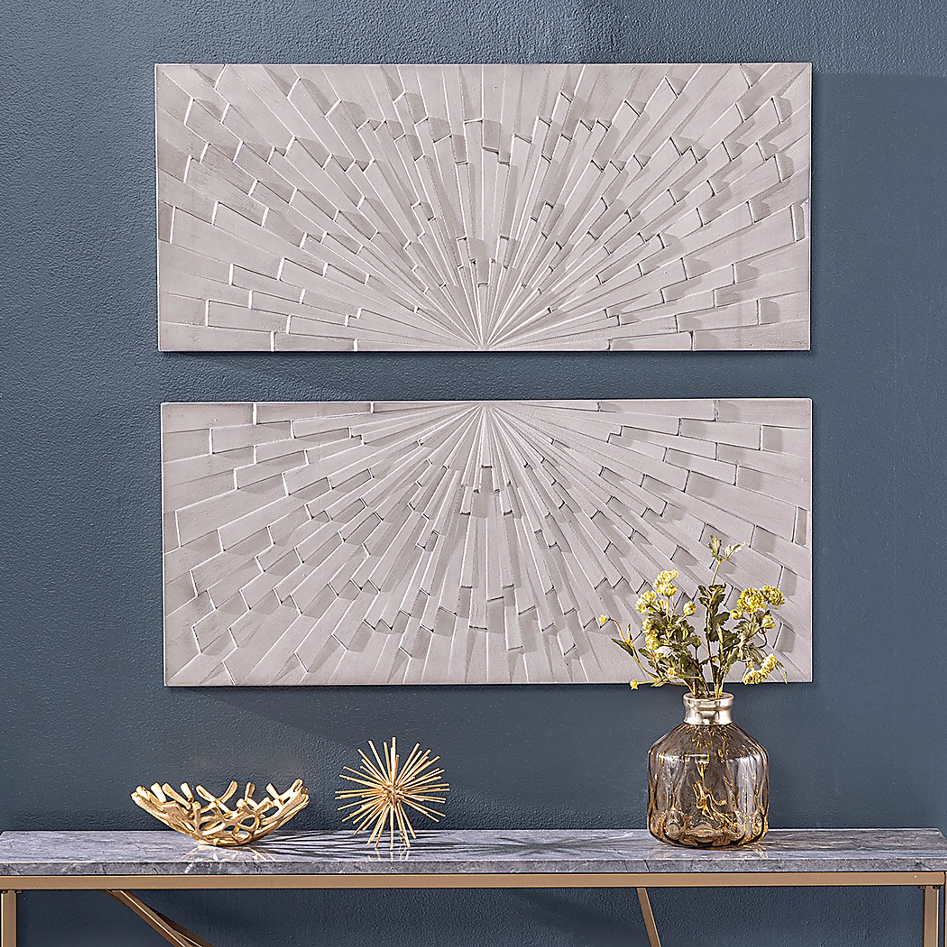 Bensley Gray Wall Panel, Set of 2 - Image 3
