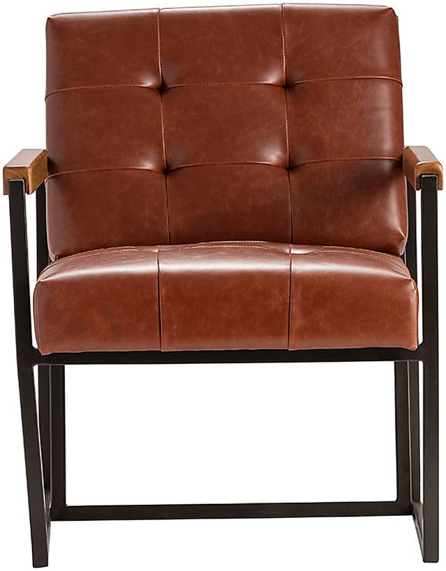 Bensyn Brown Accent Chair - Thumbnail - Image 2