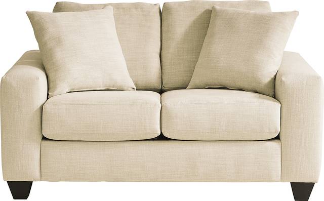 Bentiff Point Cream Loveseat - Thumbnail - Image 1
