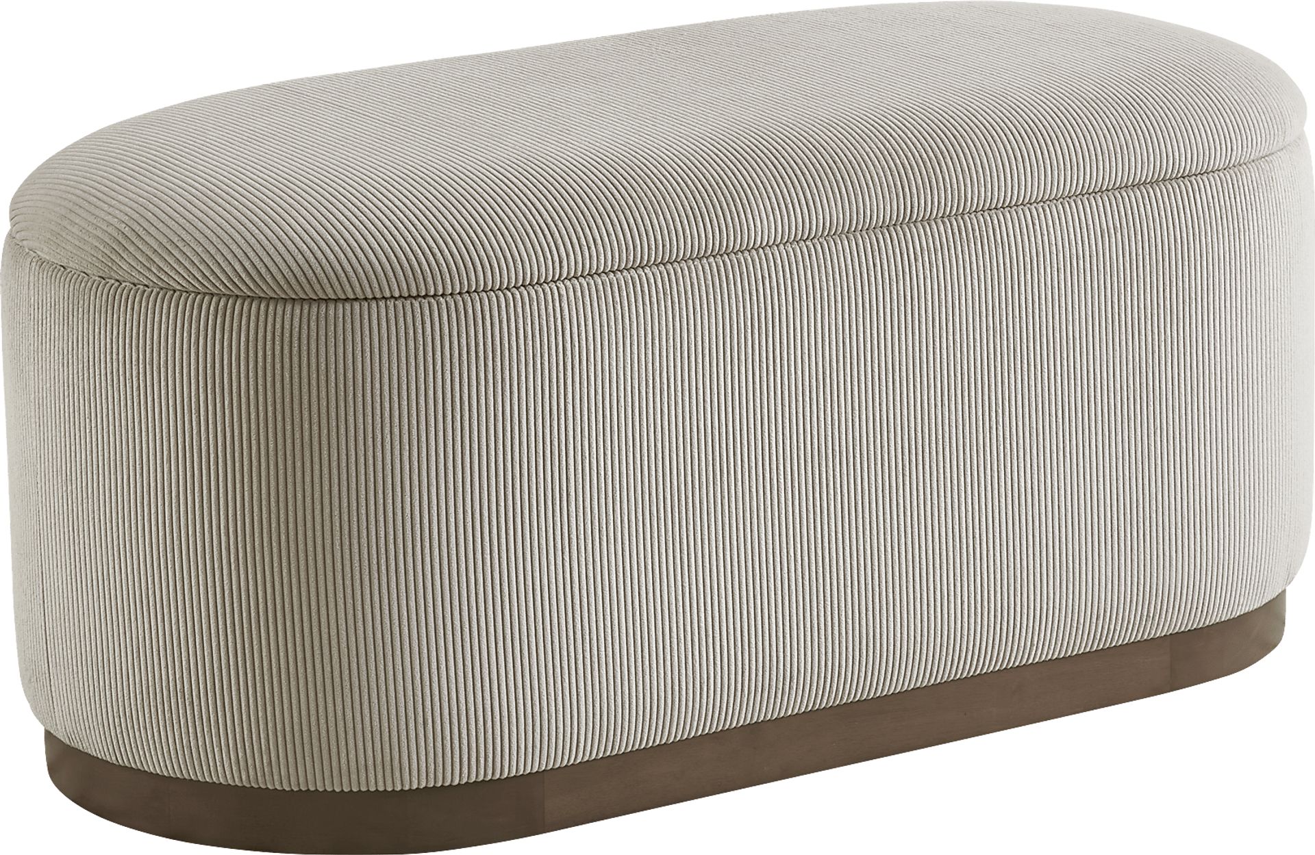 Bentilx Beige Storage Bench - Image 1