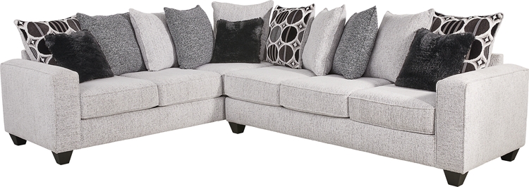 2 pc left arm chaise sectional