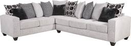 2 pc left arm chaise sectional