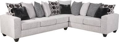 2 pc right arm chaise sectional